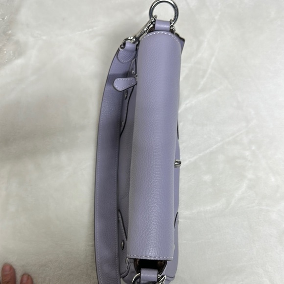 COACH CE634 Millie Shoulder/Crossbody Pebble Leather Crossbody Sv/Mist NWOT $428 - Picture 14 of 16